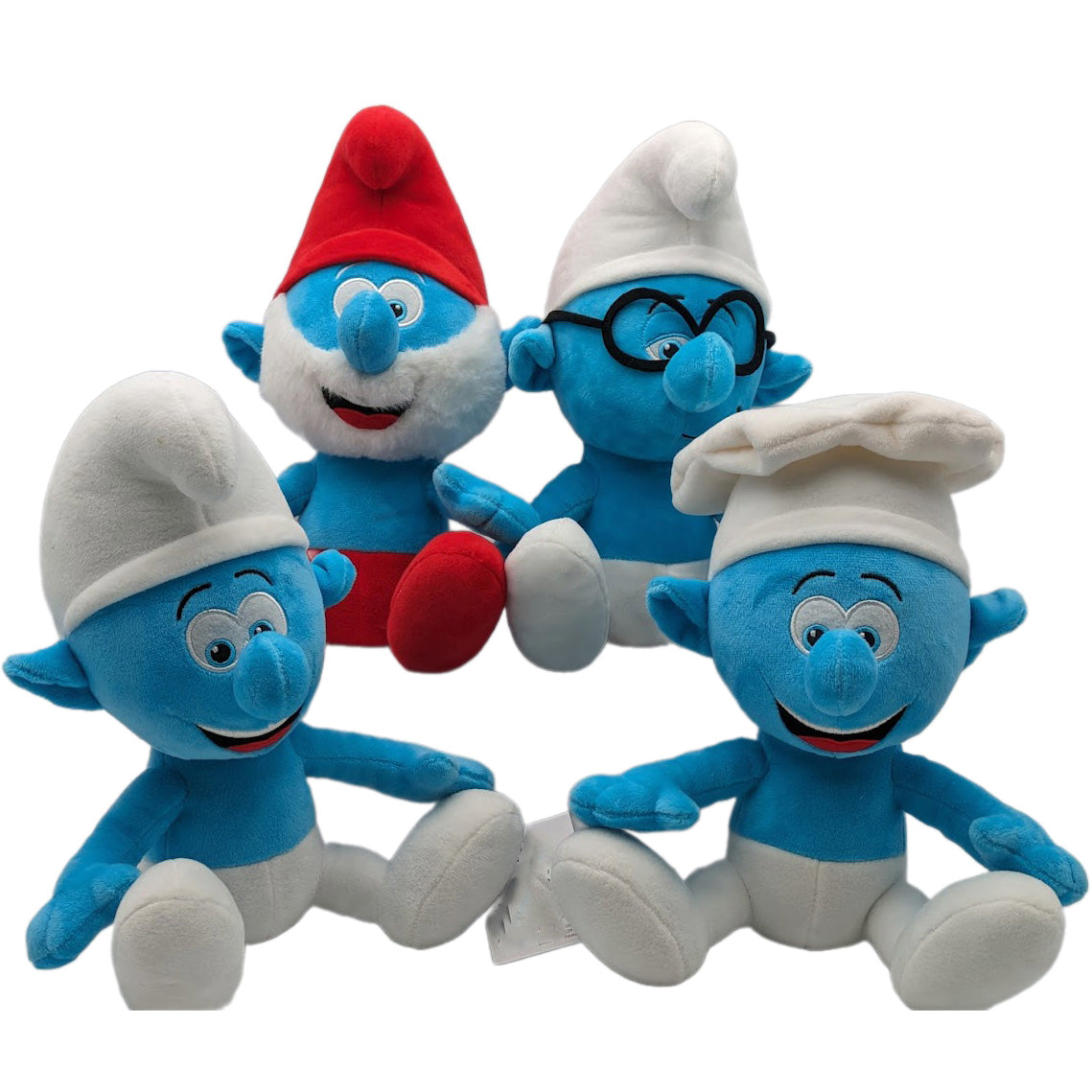 Smurfen - Knuffel - 4 Assorti - 23 cm