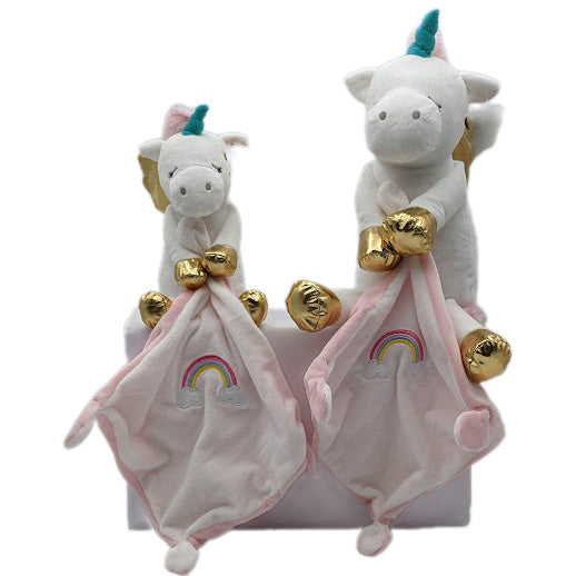 Unicorn met Doekje - Knuffel - 20 cm
