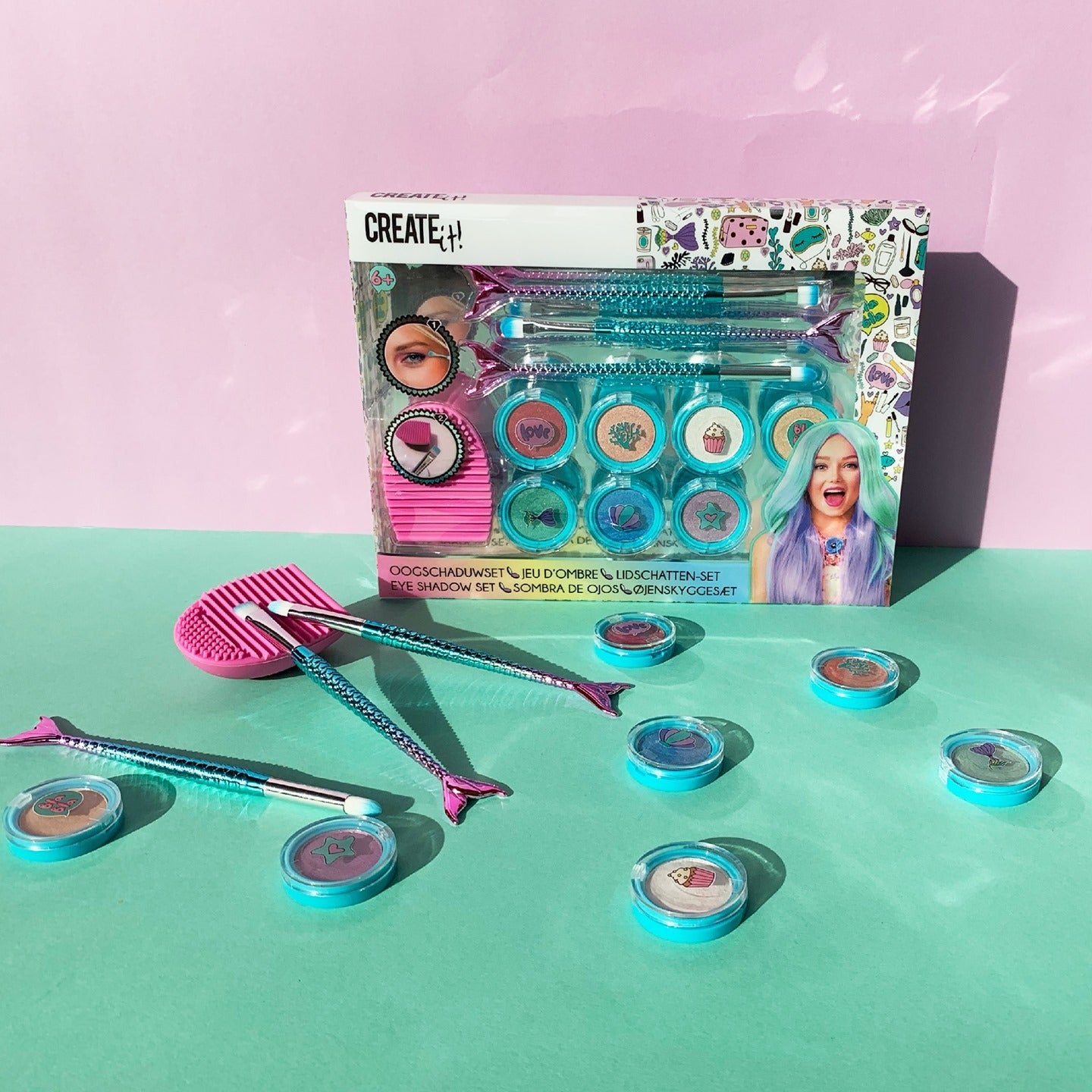 Create It! Oogschaduw Set Zeemeermin 11-dlg Disp - 84143