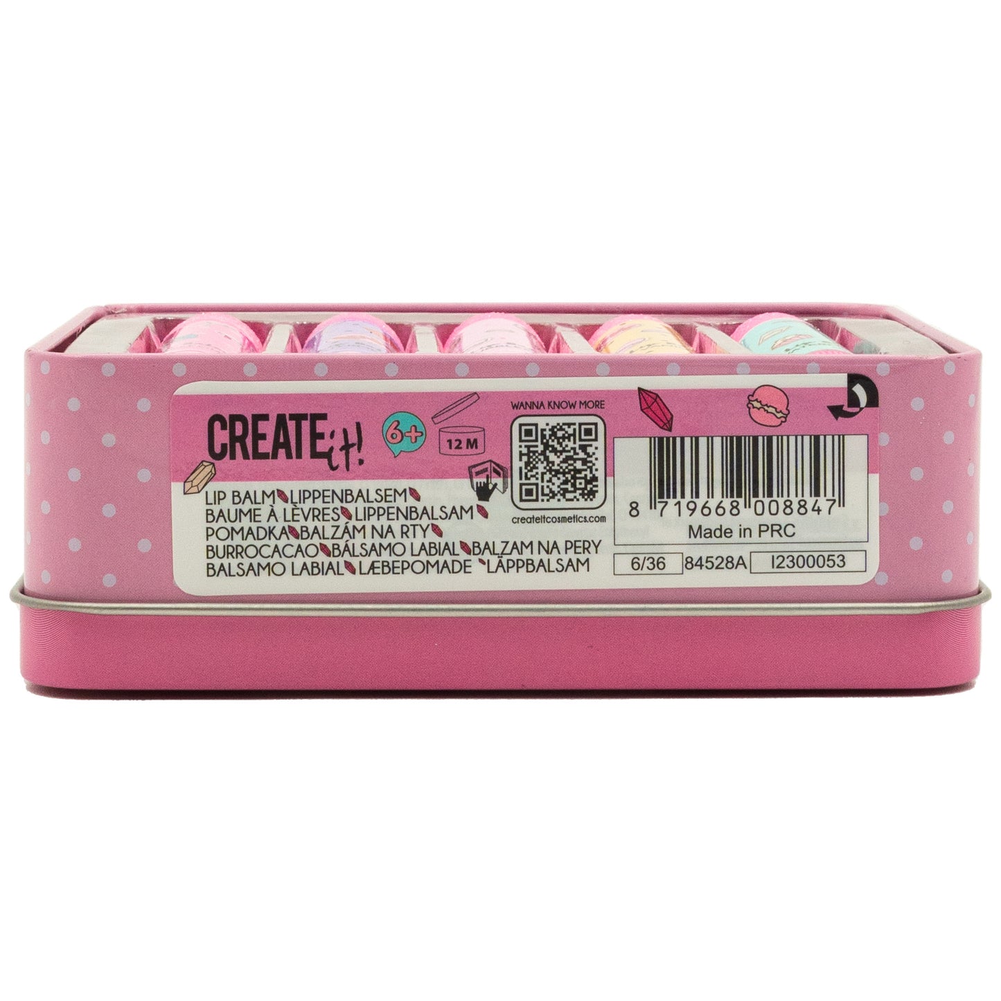 Create It! Lippenbalsem Blikje Roze - 84528A