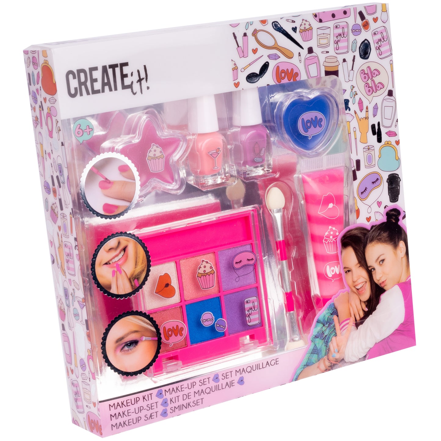 Create It! Make-up Set Roze Lila - 84507