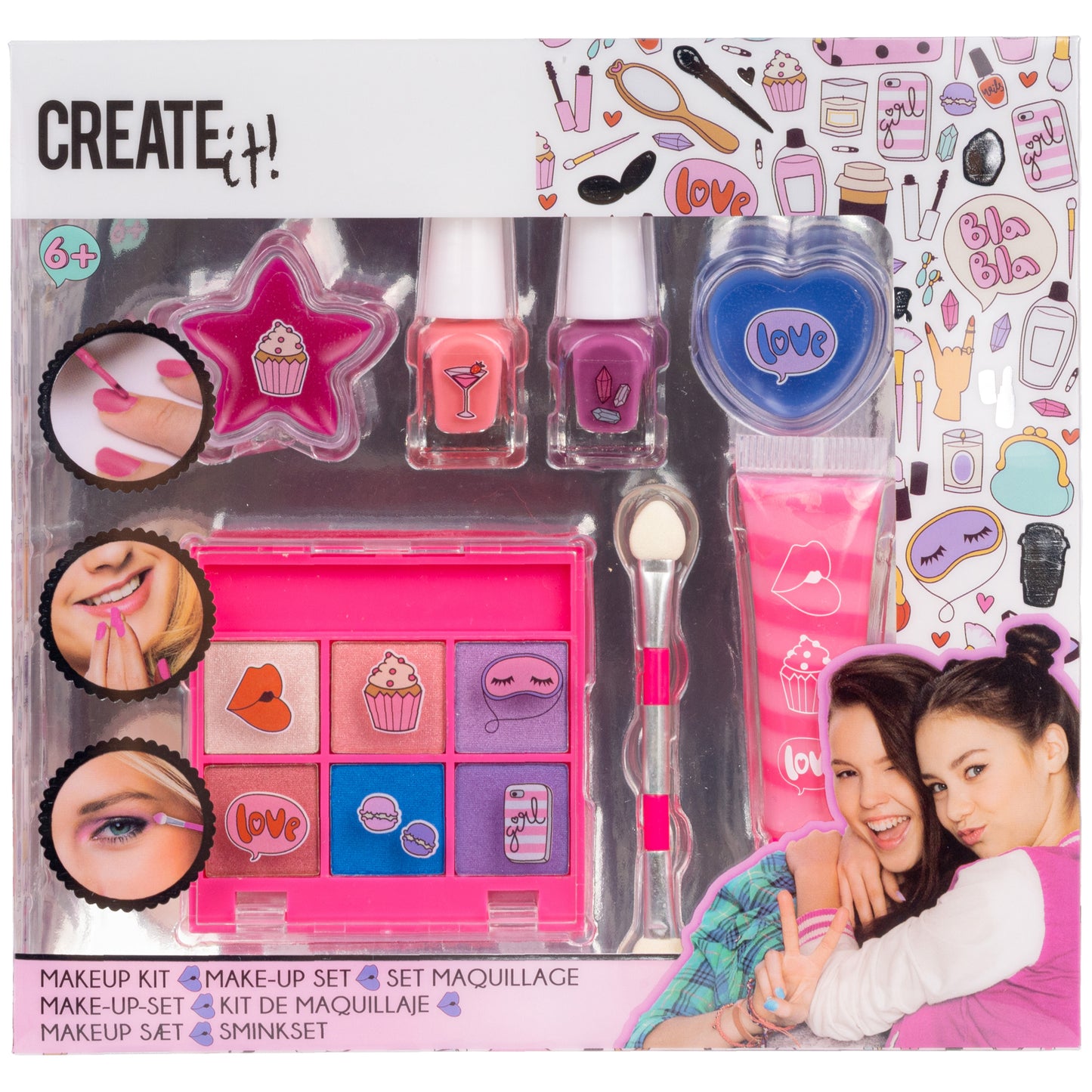 Create It! Make-up Set Roze Lila - 84507