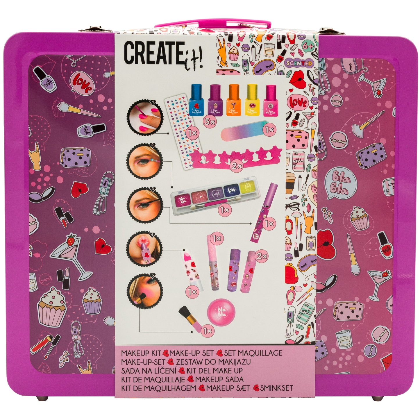 Create It! Make-up Set Neon/glitter Tin - 84512