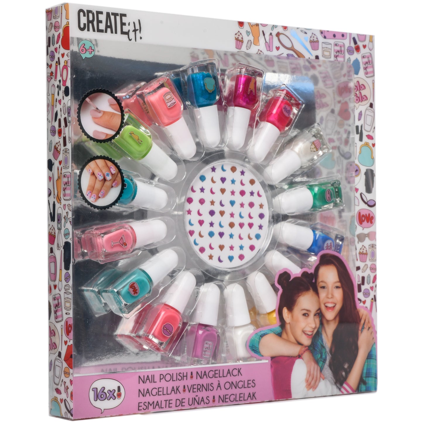 Create It! Nagellak Set 16 Potjes Disp - 84515B