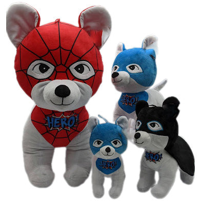 Hero Dogs - Knuffel - 3 Assorti - 25 cm