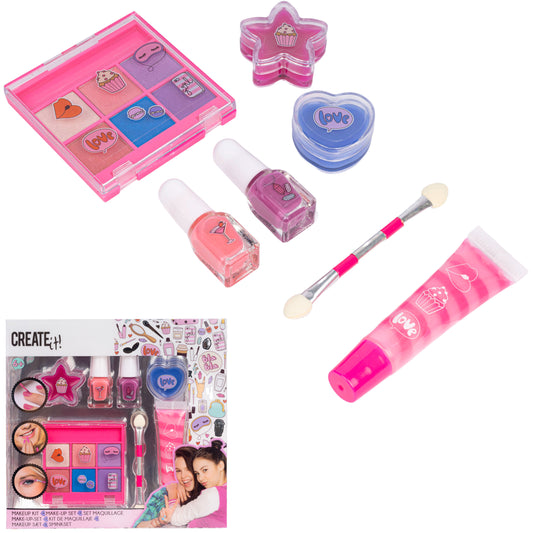 Create It! Make-up Set Roze Lila - 84507