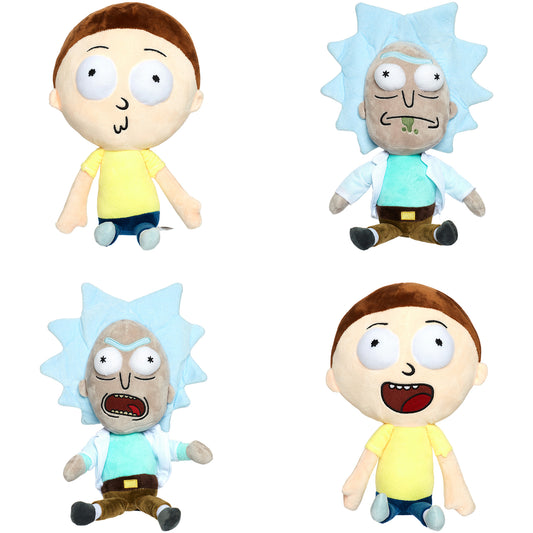 Rick & Morty - Knuffel - 4 Assorti - 35 tot 40 cm
